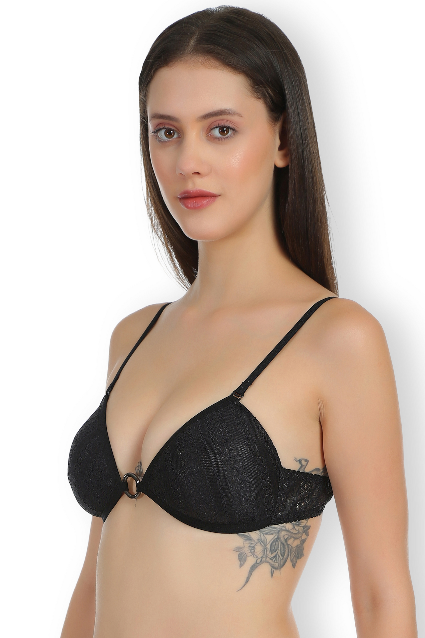 Premium Padded Round Metal Net Bra