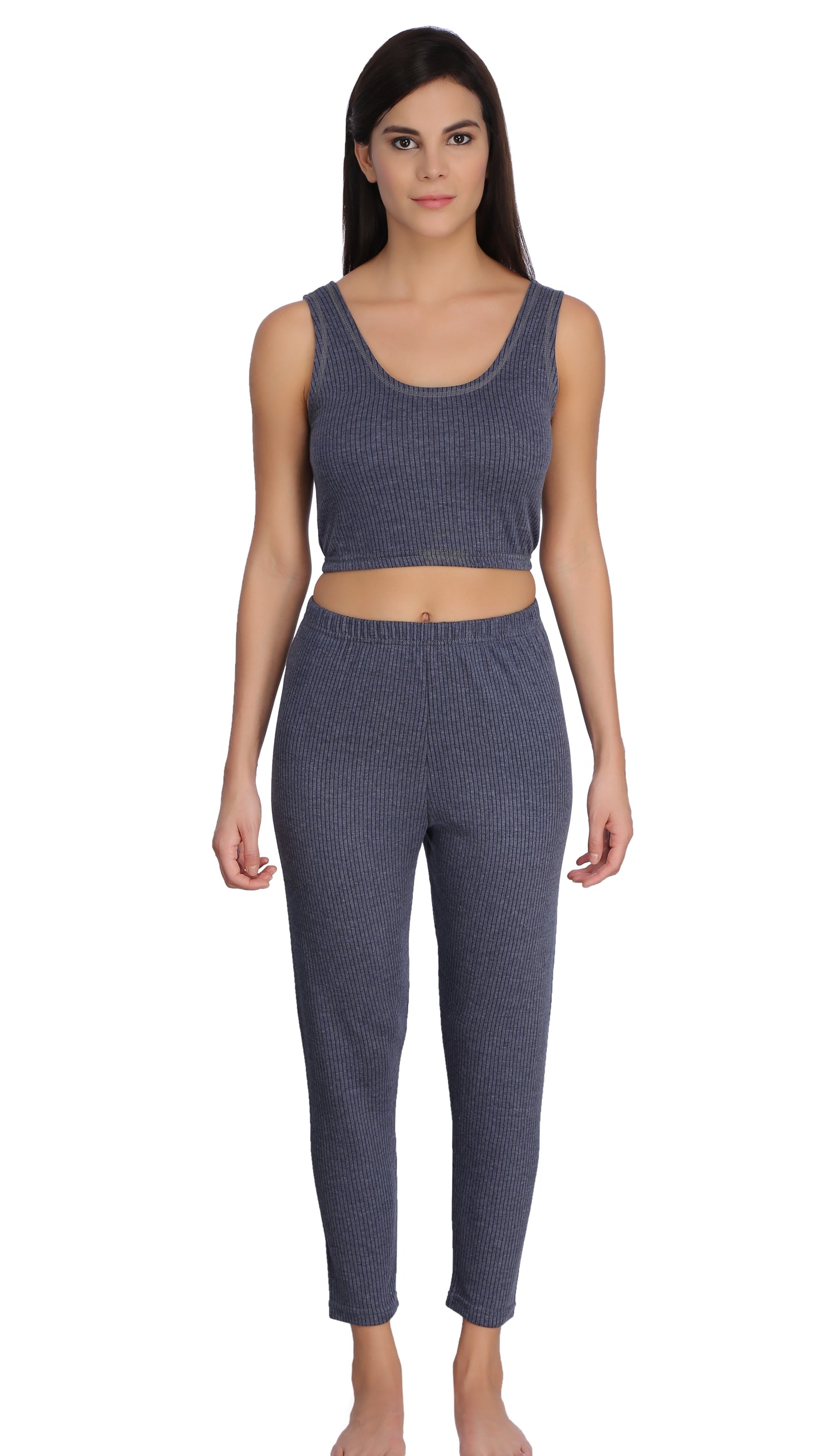 Thermal Crop Top & Legging Set