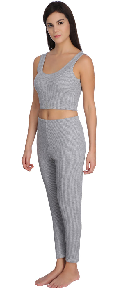 Thermal Crop Top & Legging Set