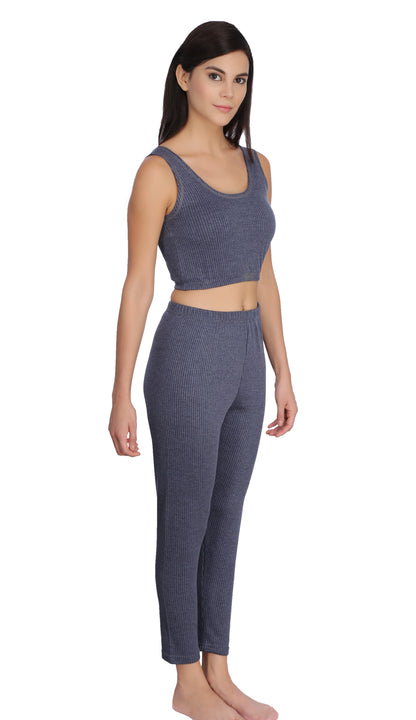 Thermal Crop Top & Legging Set