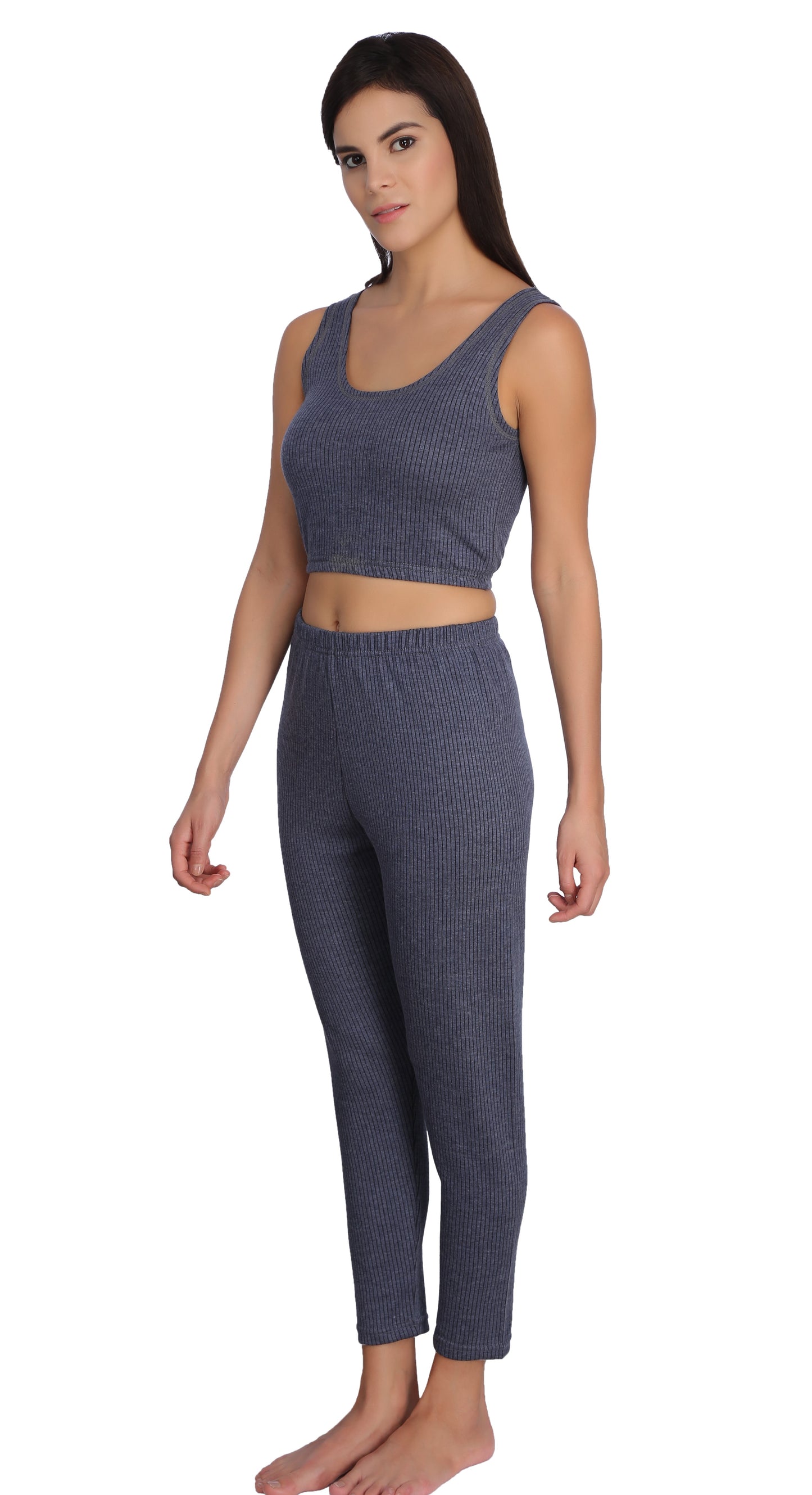 Thermal Crop Top & Legging Set