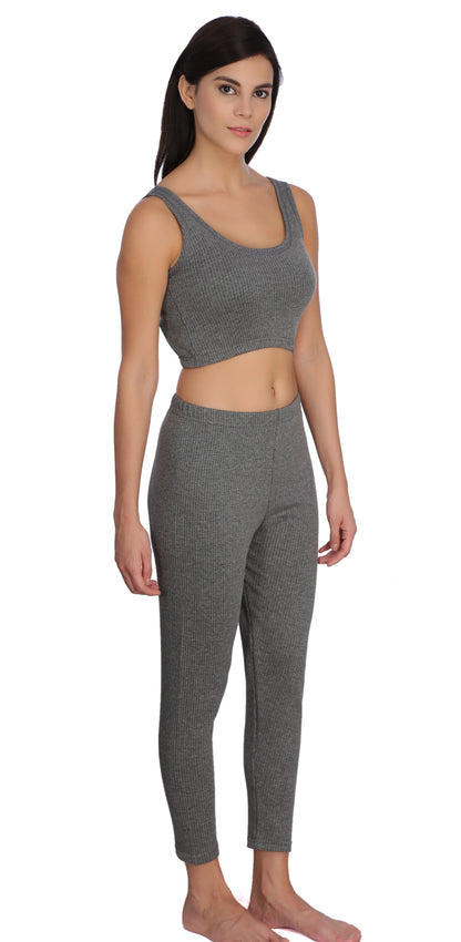 Thermal Crop Top & Legging Set