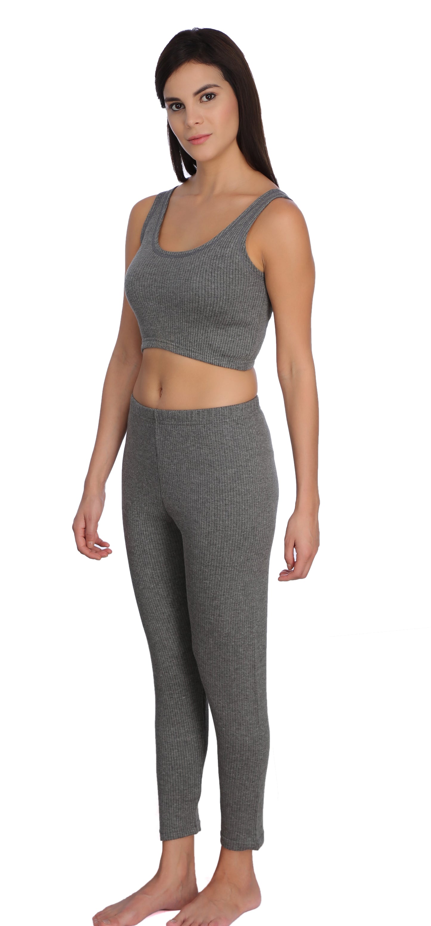 Thermal Crop Top & Legging Set