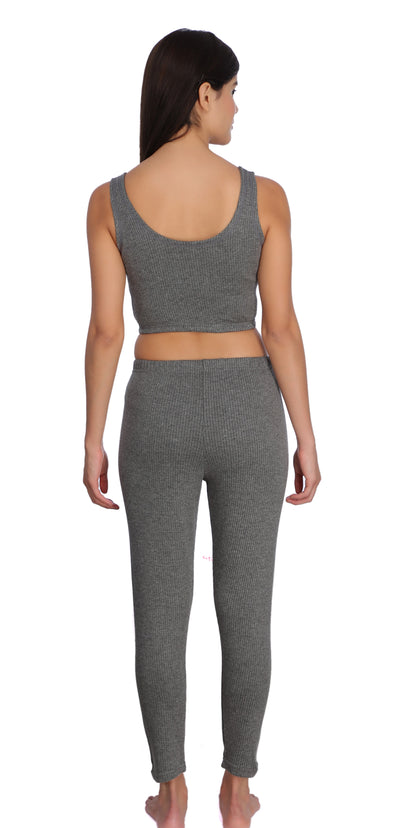 Thermal Crop Top & Legging Set