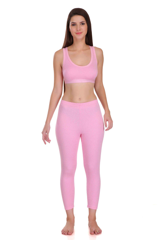 Crop Top and Legging Set