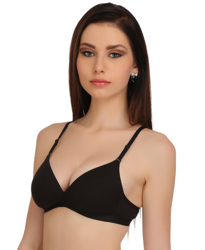 Padded Non-Wired Medium Coverage T-Shirt Bra | Basics